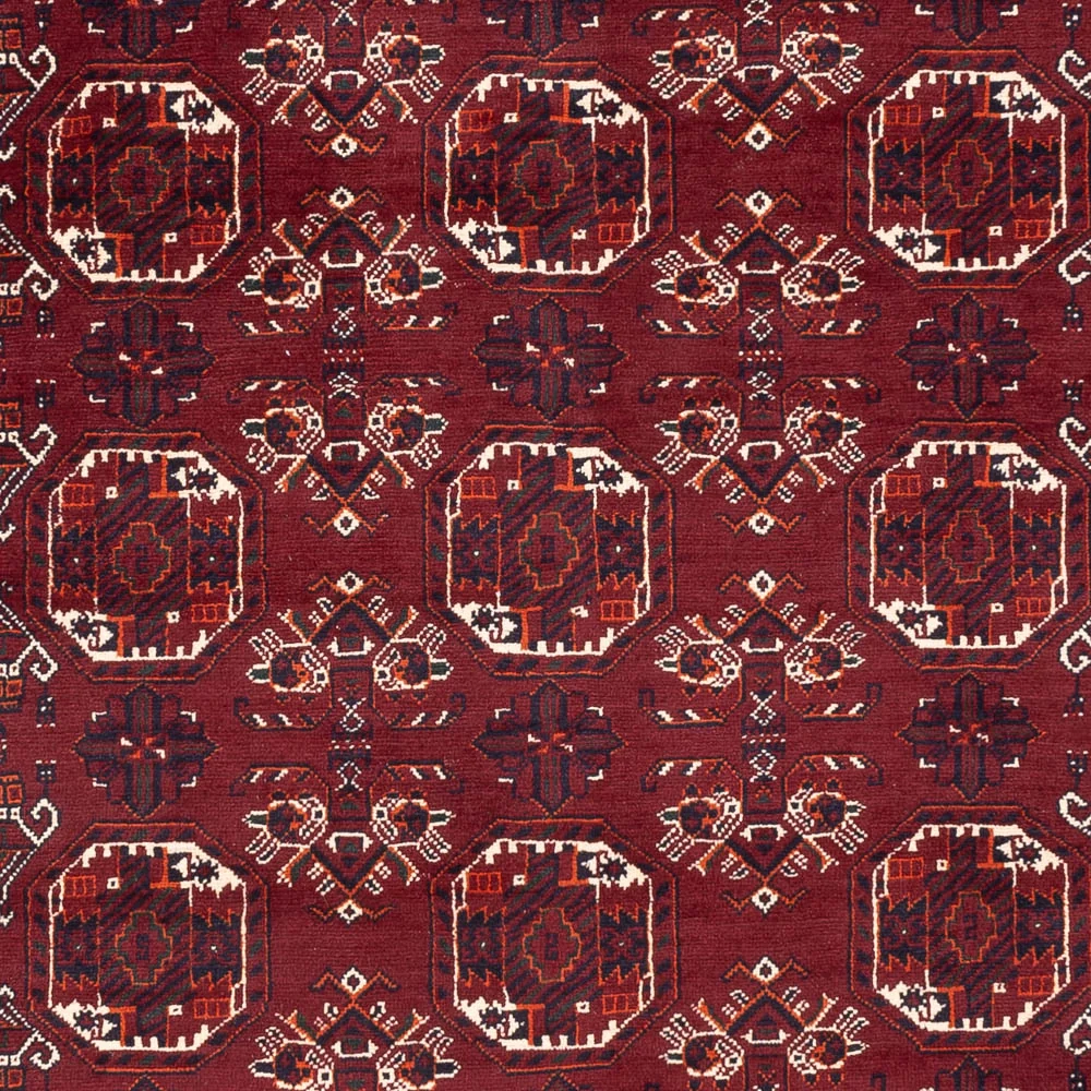 Afghansk teppe - Bukhara - 290 x 201 cm - mørk rød