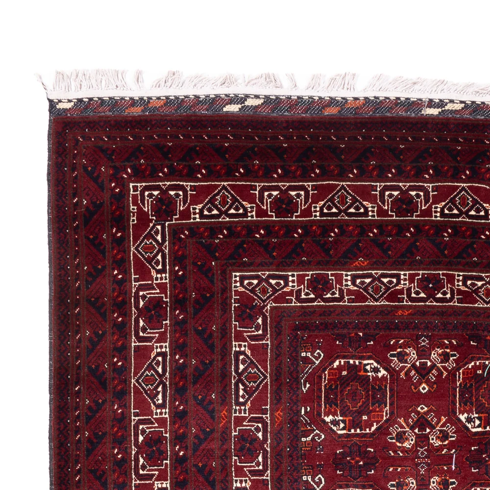 Afghansk teppe - Bukhara - 290 x 201 cm - mørk rød