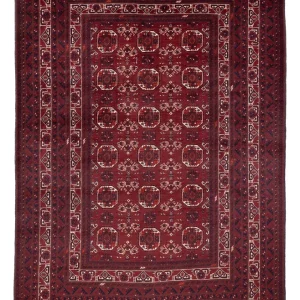 Afghansk teppe - Bukhara - 290 x 201 cm - mørk rød