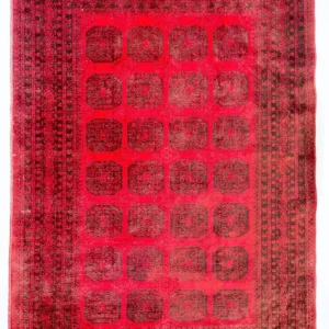 Afghansk teppe - Bukhara - 292 x 203 cm - rød