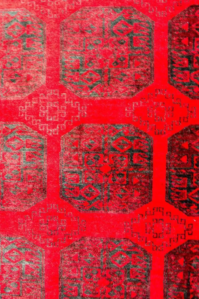 Afghansk teppe - Bukhara - 292 x 203 cm - rød