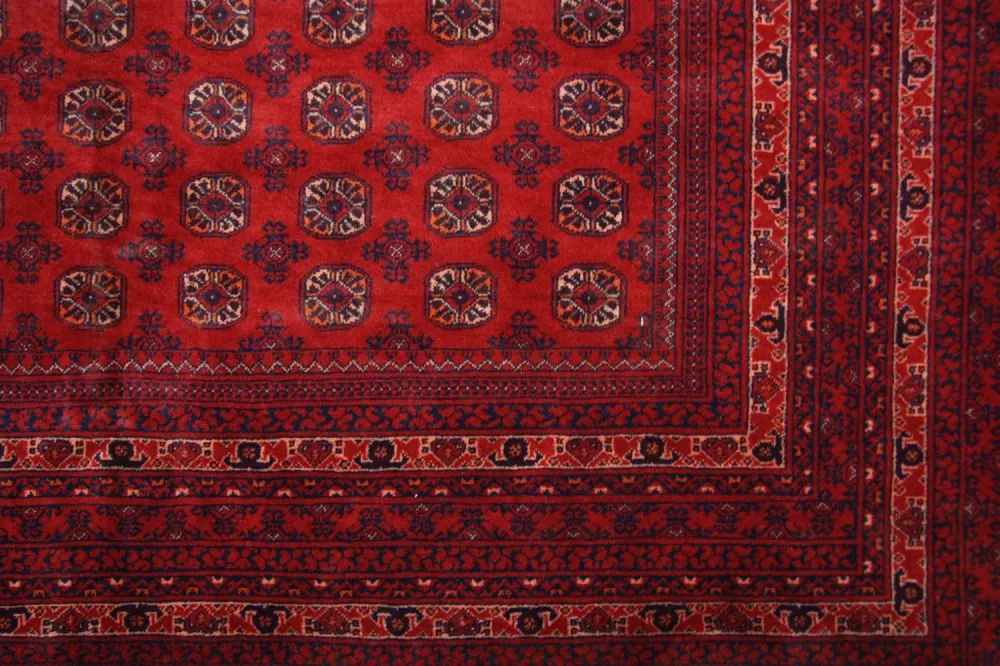 Afghansk teppe - Bukhara - 293 x 192 cm - rød