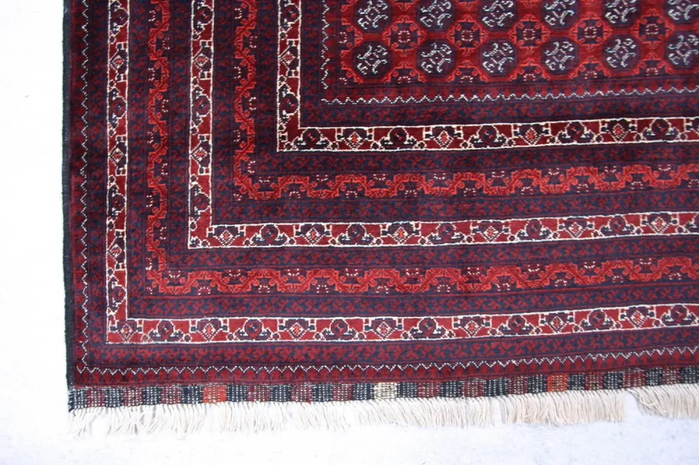 Afghansk teppe - Bukhara - 293 x 196 cm - rød