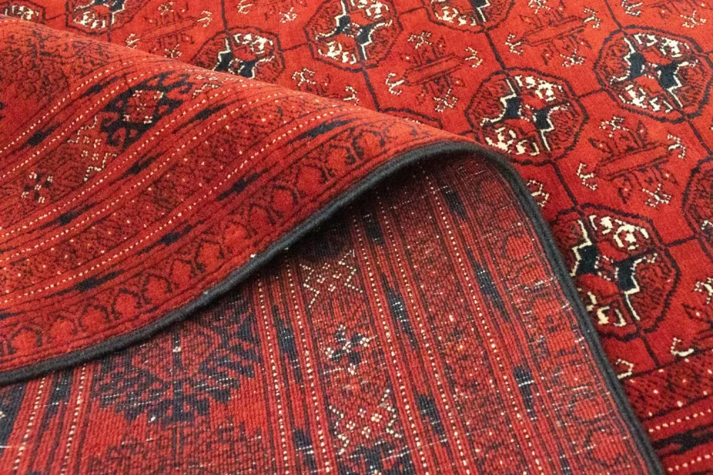 Afghansk teppe - Bukhara - 293 x 196 cm - rød