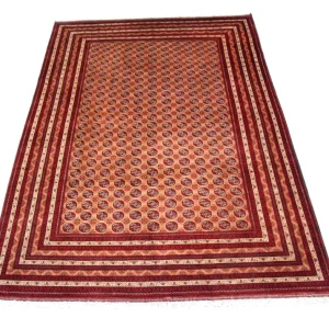 Afghansk teppe - Bukhara - 294 x 199 cm - rød