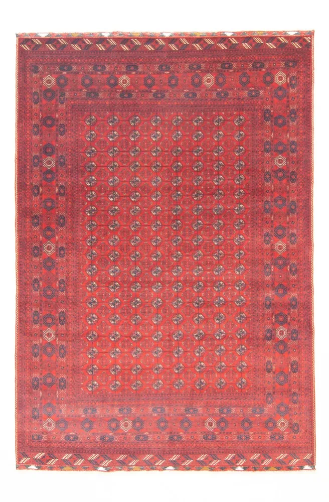 Afghansk teppe - Bukhara - 294 x 200 cm - mørk rød