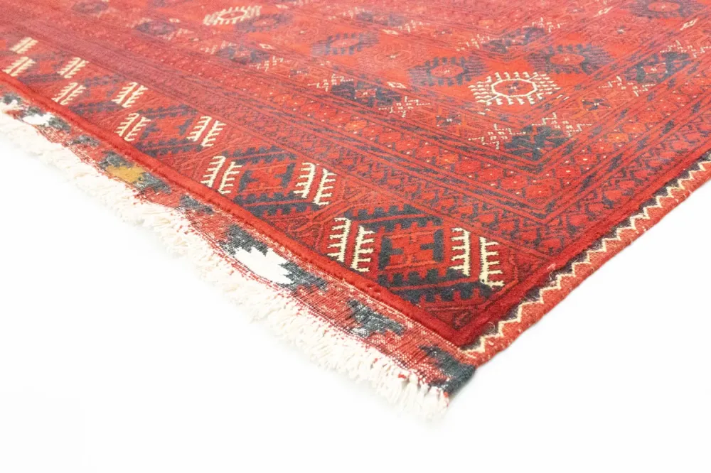 Afghansk teppe - Bukhara - 294 x 200 cm - mørk rød