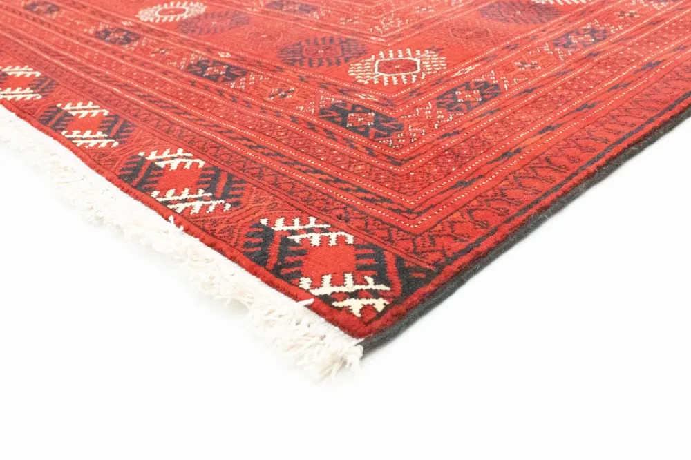 Afghansk teppe - Bukhara - 294 x 203 cm - mørk rød