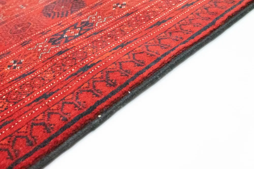 Afghansk teppe - Bukhara - 294 x 203 cm - mørk rød