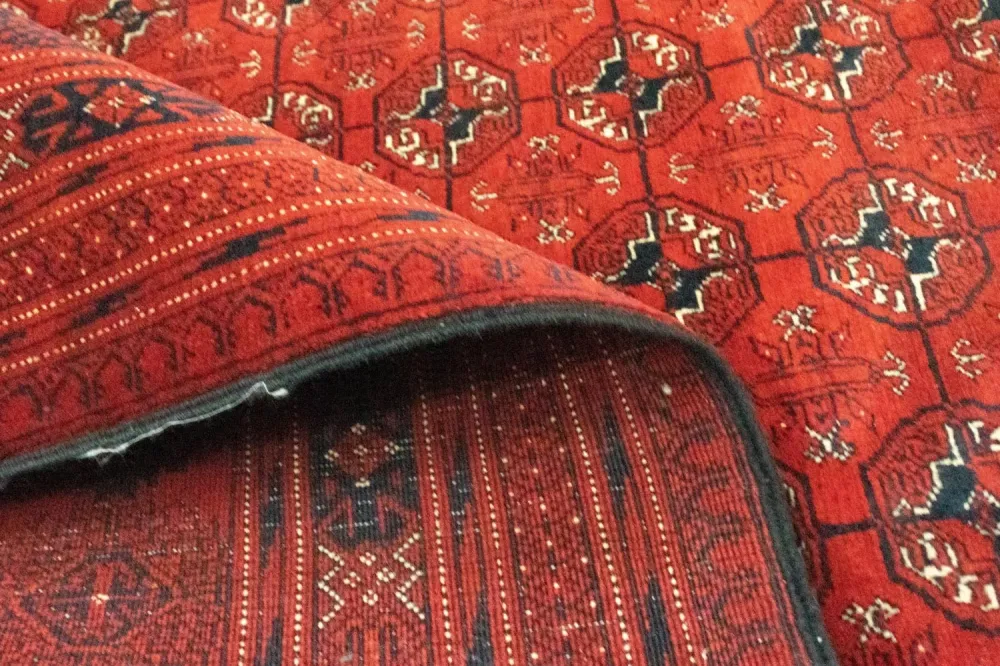 Afghansk teppe - Bukhara - 295 x 192 cm - mørk brun