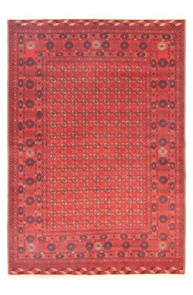 Afghansk teppe - Bukhara - 295 x 199 cm - mørk rød