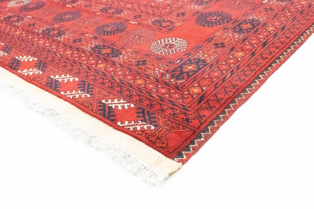 Afghansk teppe - Bukhara - 295 x 199 cm - mørk rød