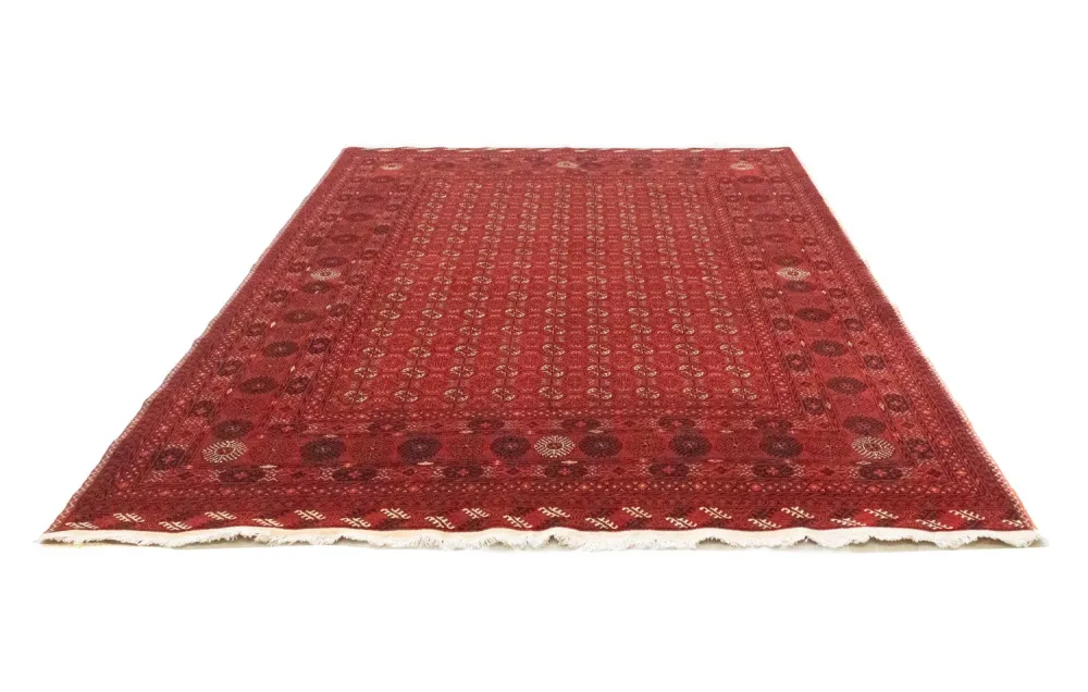 Afghansk teppe - Bukhara - 295 x 199 cm - mørk rød