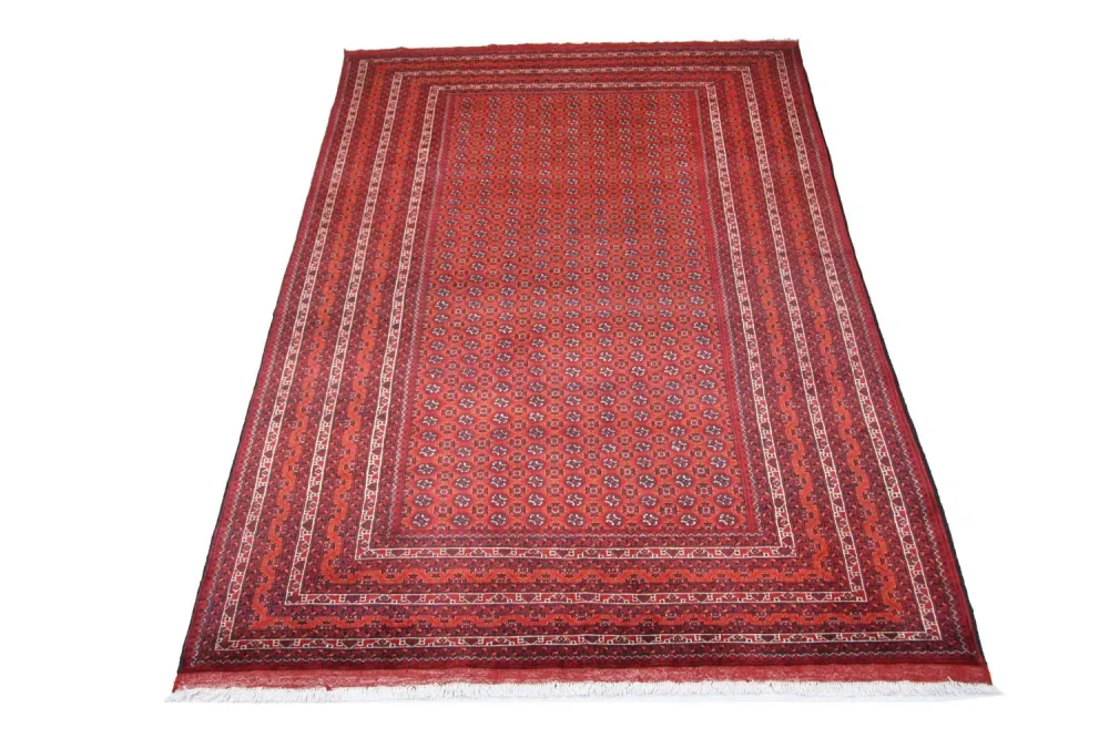 Afghansk teppe - Bukhara - 296 x 191 cm - rød
