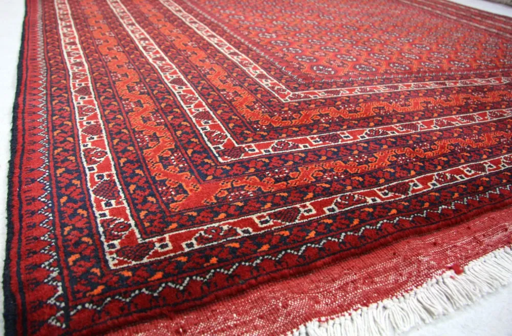 Afghansk teppe - Bukhara - 296 x 191 cm - rød