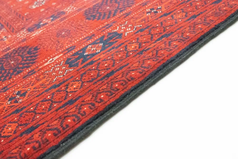 Afghansk teppe - Bukhara - 297 x 198 cm - mørk rød