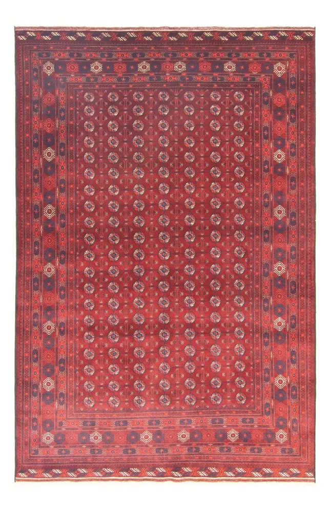Afghansk teppe - Bukhara - 297 x 198 cm - mørk brun