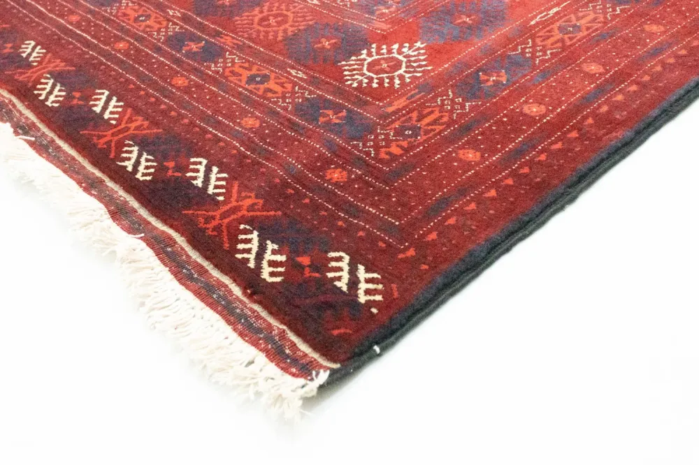 Afghansk teppe - Bukhara - 297 x 198 cm - mørk brun