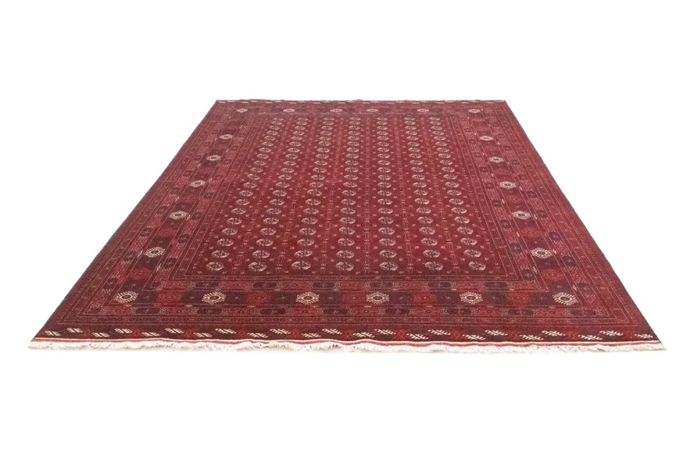 Afghansk teppe - Bukhara - 297 x 198 cm - mørk brun