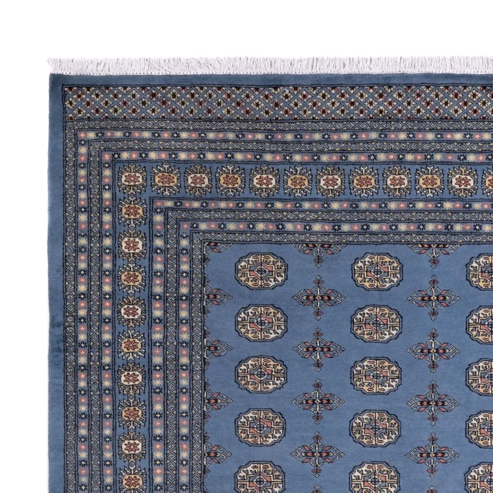 Afghansk teppe - Bukhara - 297 x 250 cm - blå