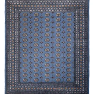 Afghansk teppe - Bukhara - 297 x 250 cm - blå