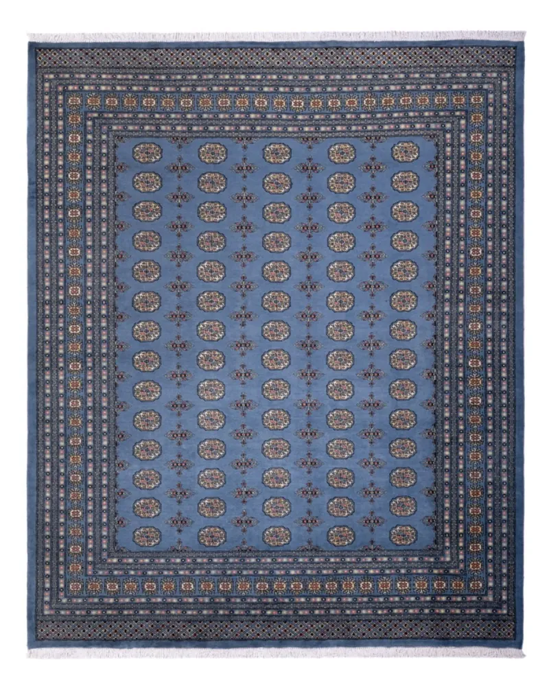 Afghansk teppe - Bukhara - 297 x 250 cm - blå