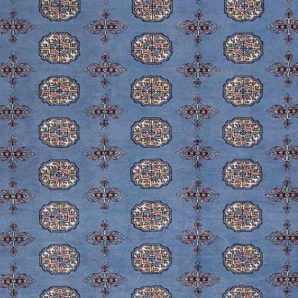 Afghansk teppe - Bukhara - 297 x 250 cm - blå