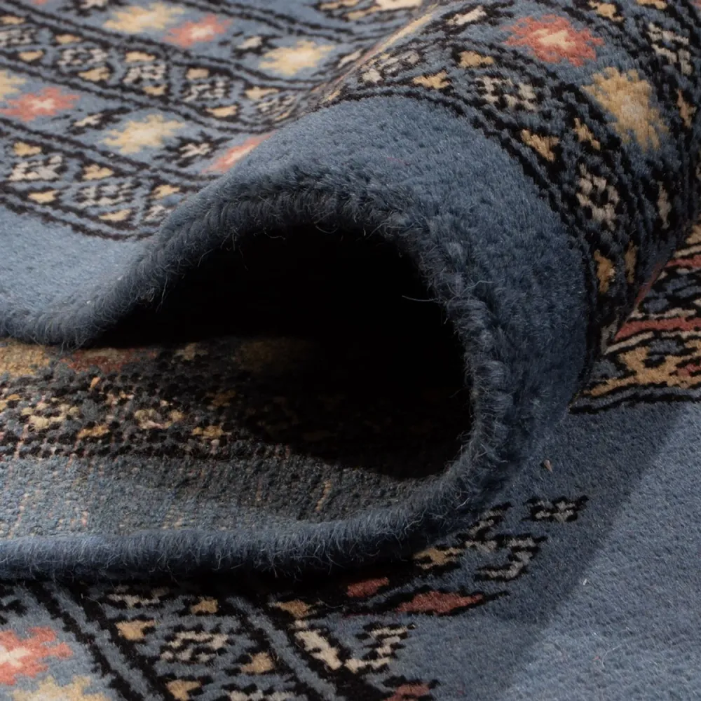 Afghansk teppe - Bukhara - 297 x 250 cm - blå