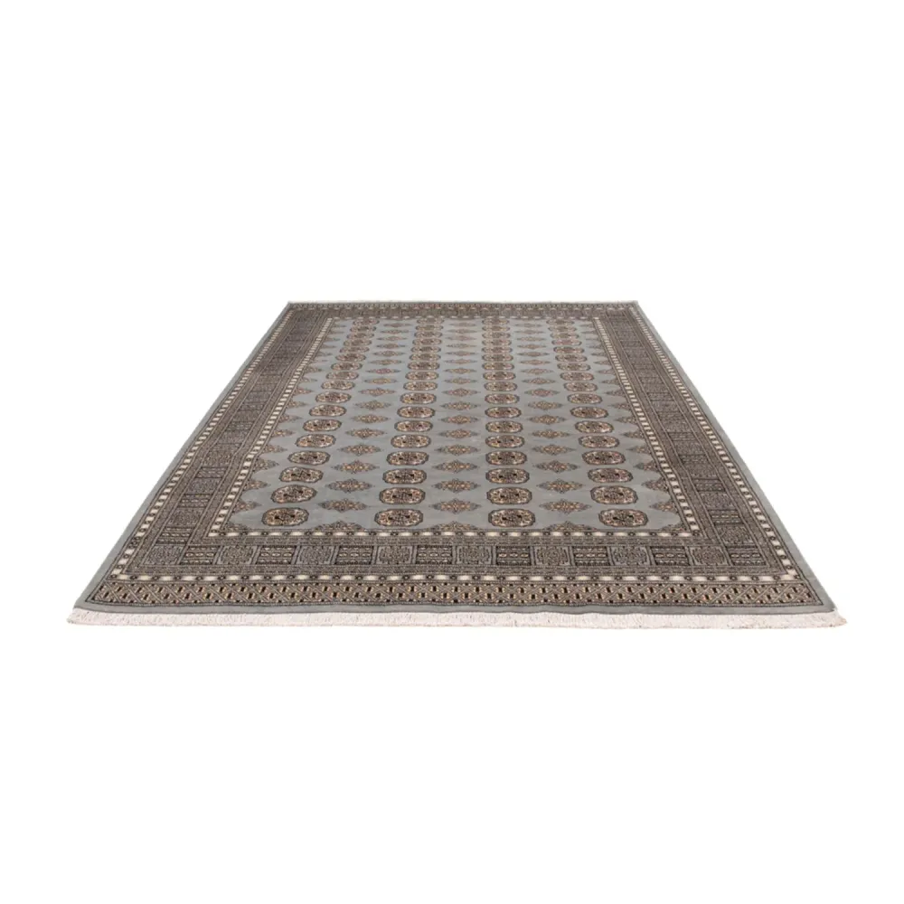 Afghansk teppe - Bukhara - 300 x 204 cm - lysegrå
