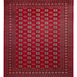 Afghansk teppe - Bukhara - 301 x 245 cm - rød