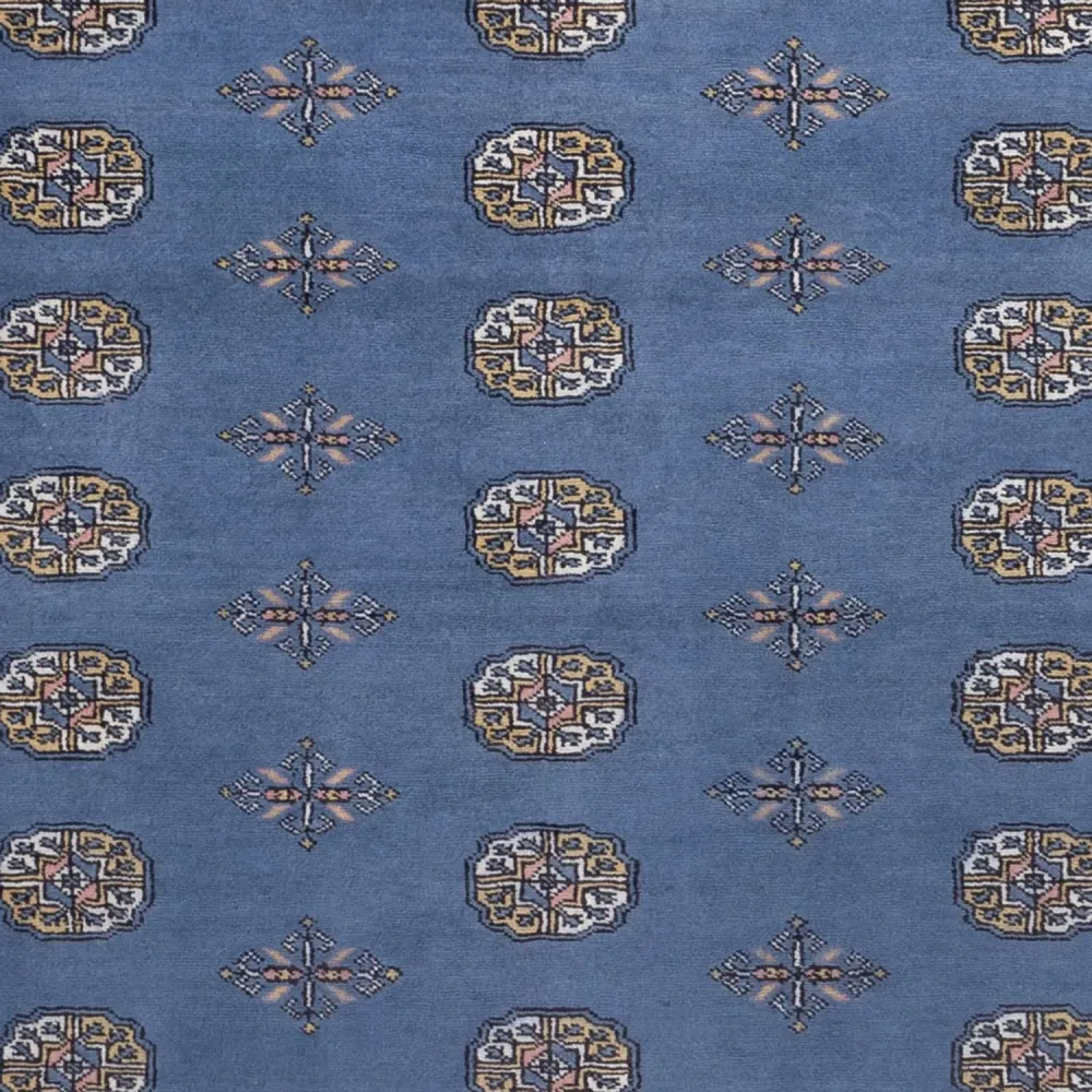 Afghansk teppe - Bukhara - 305 x 203 cm - blå