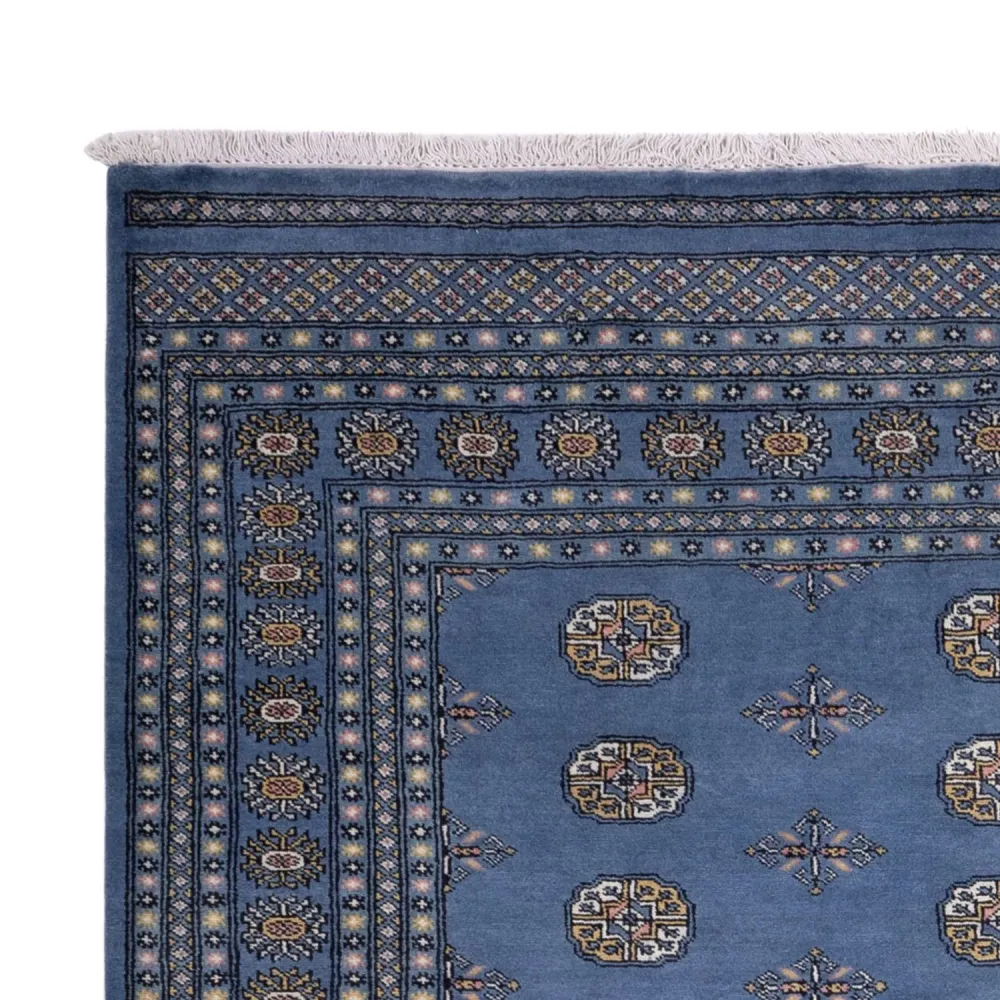 Afghansk teppe - Bukhara - 305 x 203 cm - blå