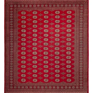 Afghansk teppe - Bukhara - 305 x 252 cm - rød
