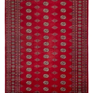 Afghansk teppe - Bukhara - 306 x 202 cm - rød