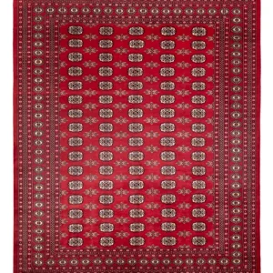 Afghansk teppe - Bukhara - 307 x 247 cm - rød
