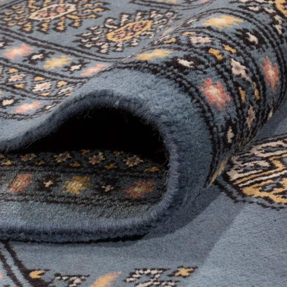 Afghansk teppe - Bukhara - 309 x 205 cm - blå