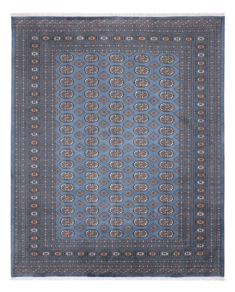 Afghansk teppe - Bukhara - 309 x 248 cm - havblå
