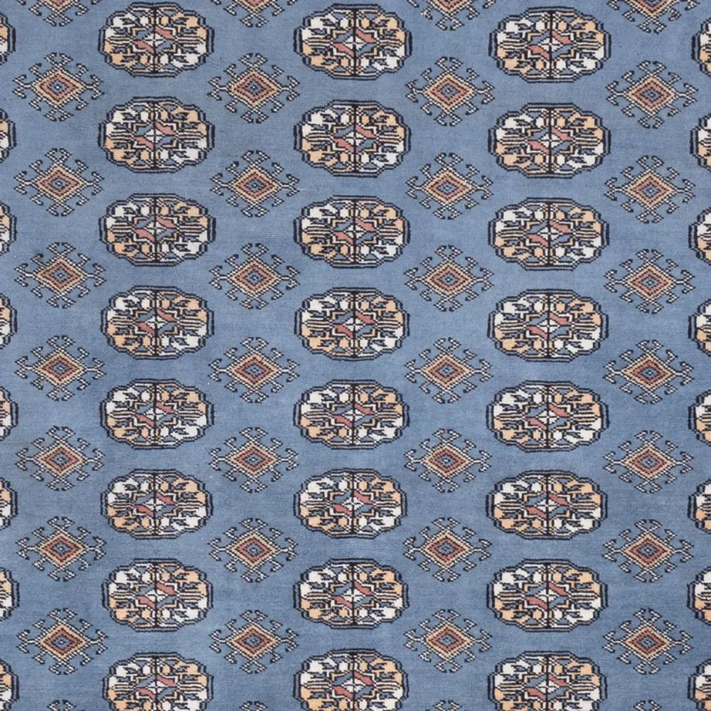 Afghansk teppe - Bukhara - 309 x 248 cm - havblå