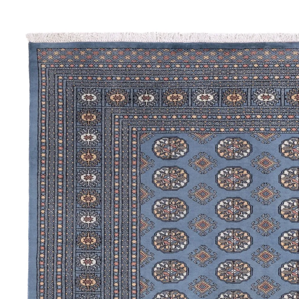 Afghansk teppe - Bukhara - 309 x 248 cm - havblå