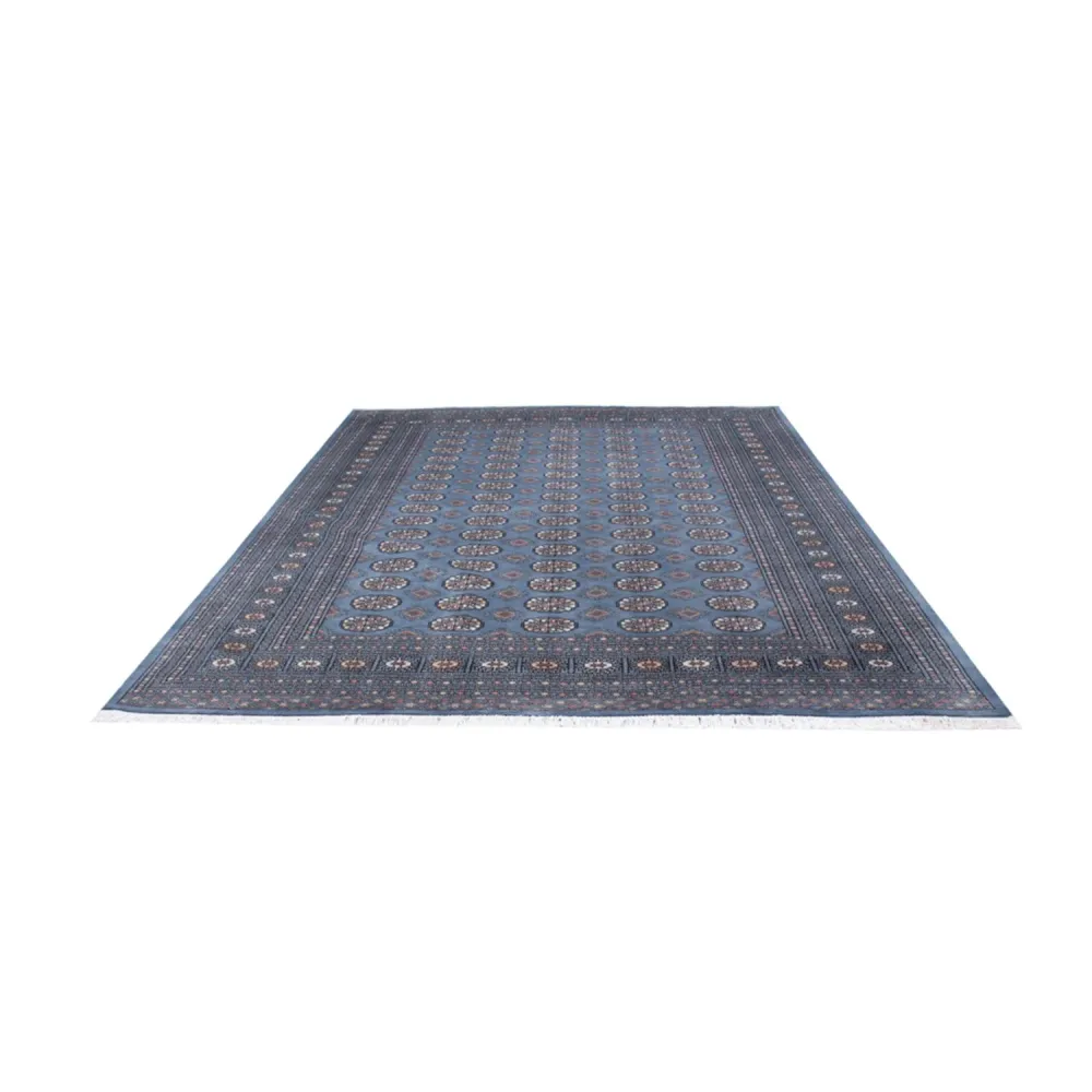 Afghansk teppe - Bukhara - 309 x 248 cm - havblå