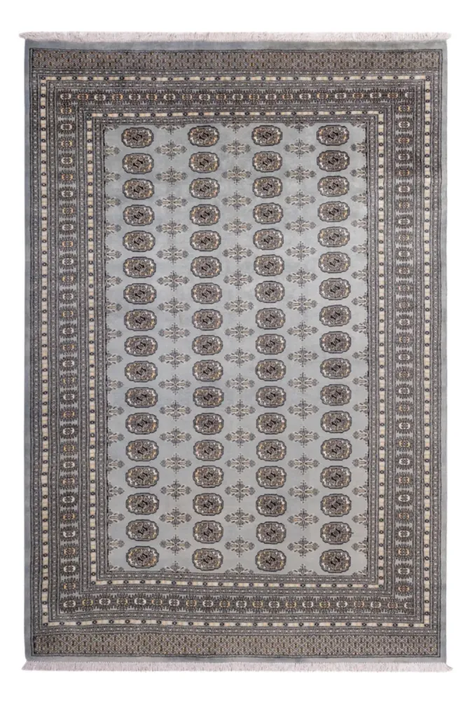 Afghansk teppe - Bukhara - 310 x 207 cm - lyseblå