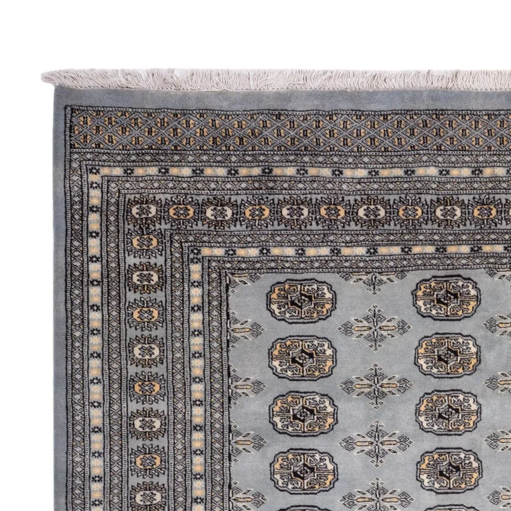 Afghansk teppe - Bukhara - 310 x 207 cm - lyseblå