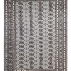 Afghansk teppe - Bukhara - 310 x 207 cm - lyseblå