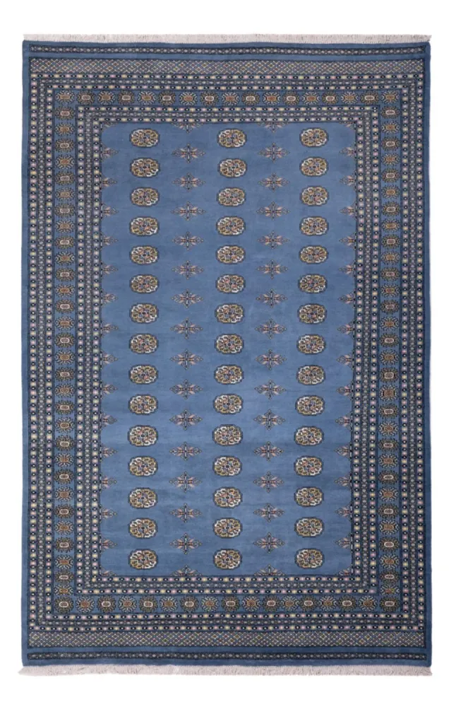 Afghansk teppe - Bukhara - 315 x 207 cm - blå