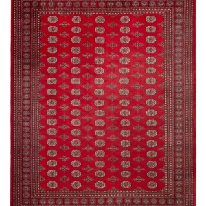 Afghansk teppe - Bukhara - 321 x 247 cm - rød