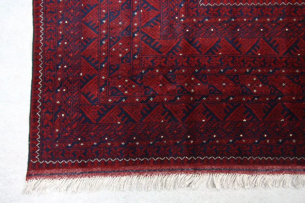 Afghansk teppe - Bukhara - 334 x 247 cm - rød