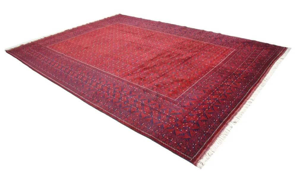 Afghansk teppe - Bukhara - 334 x 247 cm - rød