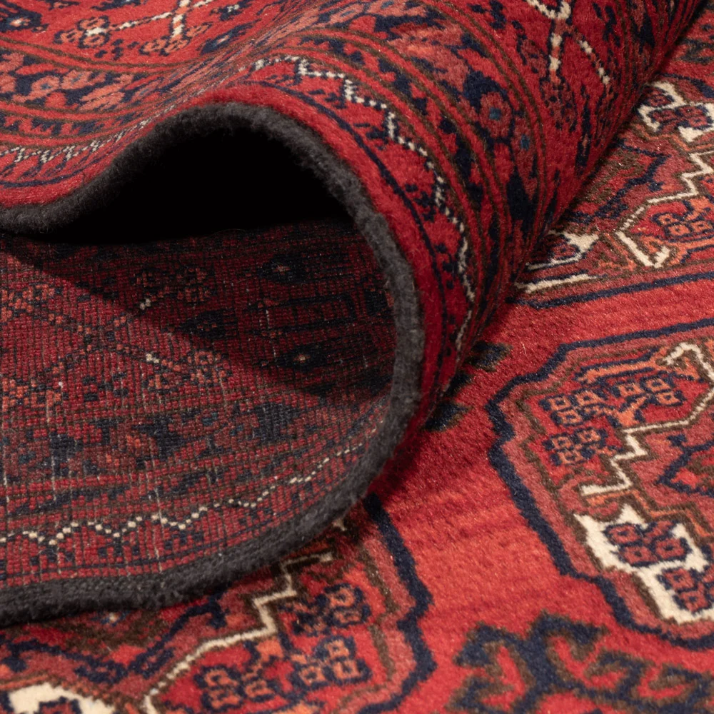 Afghansk teppe - Bukhara - 334 x 252 cm - mørk rød