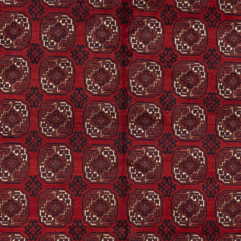Afghansk teppe - Bukhara - 334 x 252 cm - mørk rød