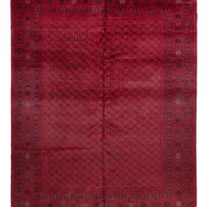 Afghansk teppe - Bukhara - 336 x 248 cm - rød